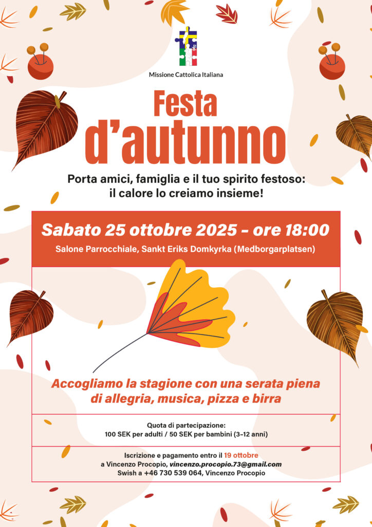 Festa dAutunno Missione Cattolica Italiana Svezia